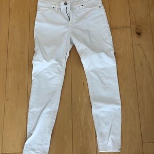 White Hudson jeans Nico Super Skinny